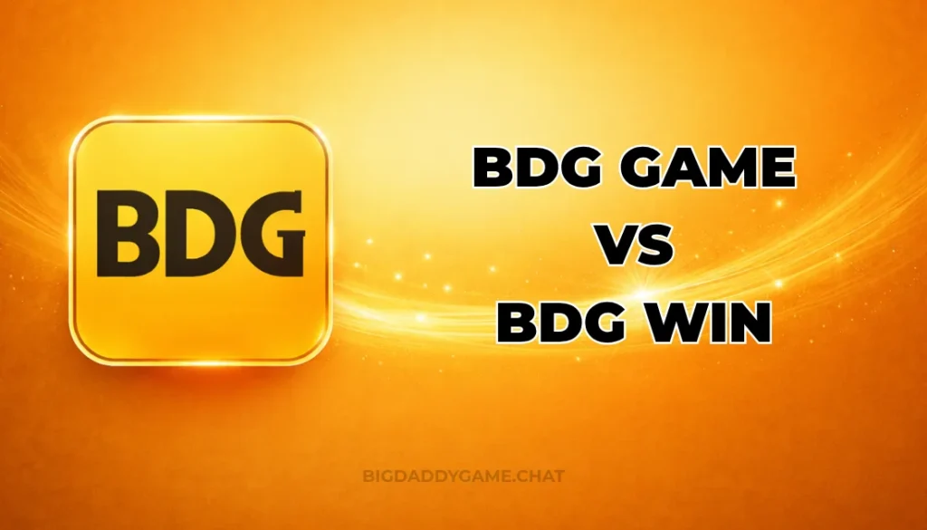 BDG GAME VS BDG WIN